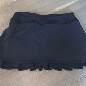 Lululemon black tennis skirt